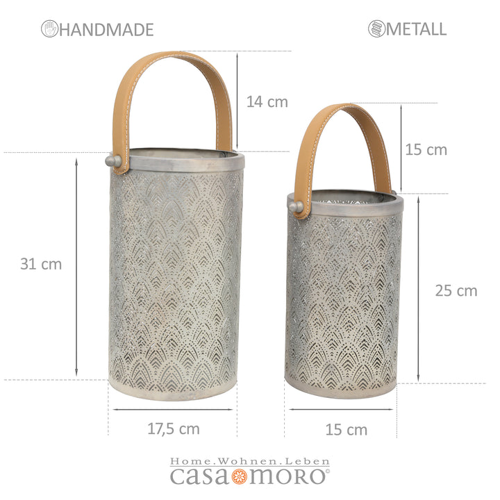 Lanterns set of 2 Benno