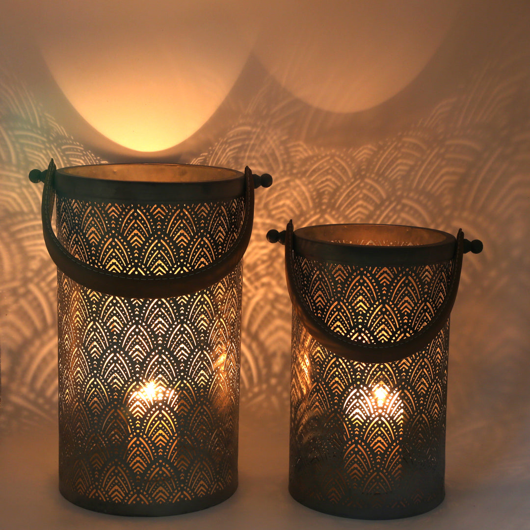 Lanterns set of 2 Benno