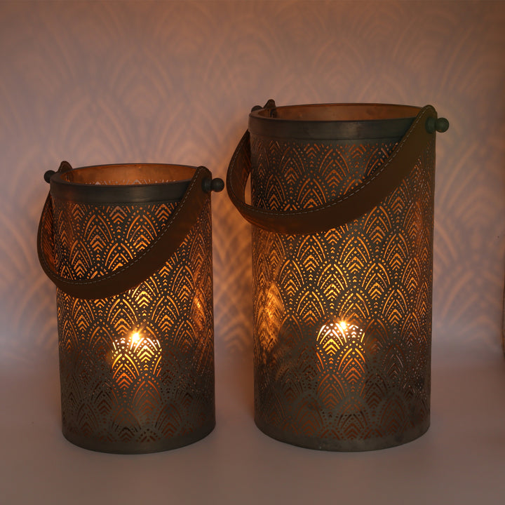 Lanterns set of 2 Benno