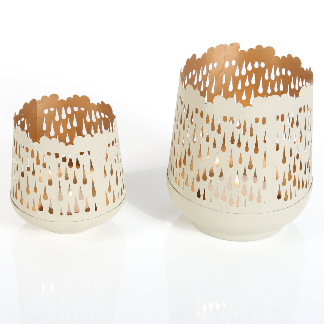 Set of 2 Tino tea light holders