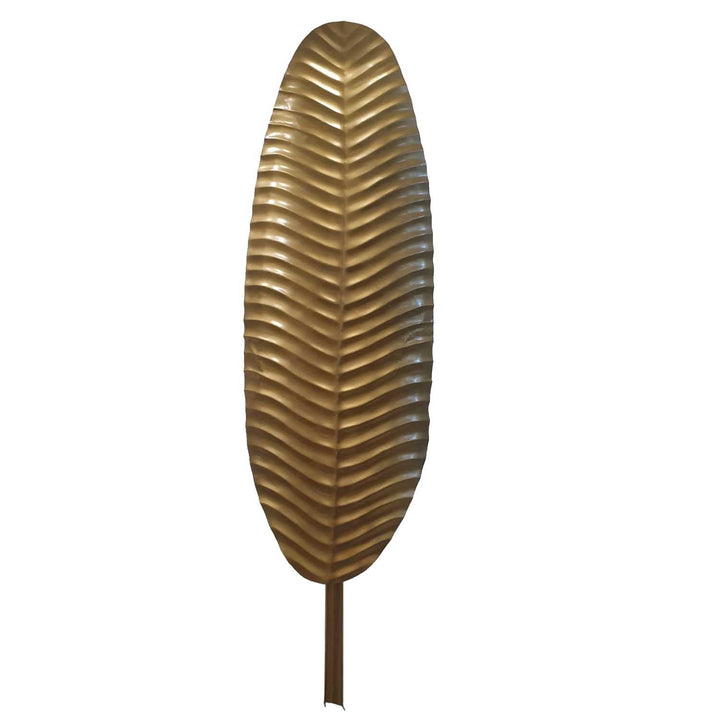 Wall lamp Sayra in gold leaf shape