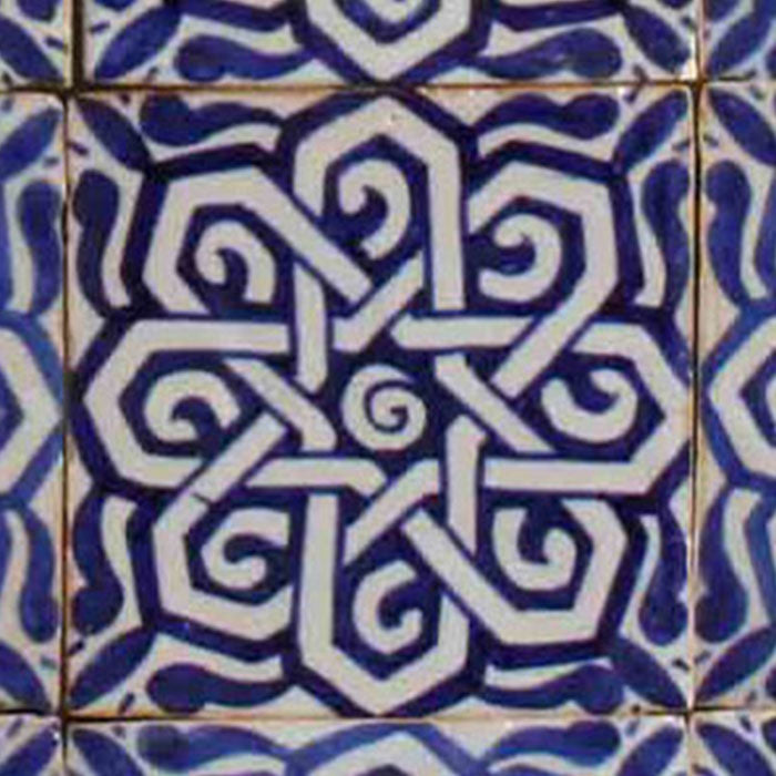 Hand Painted Tile – Moorish Style
