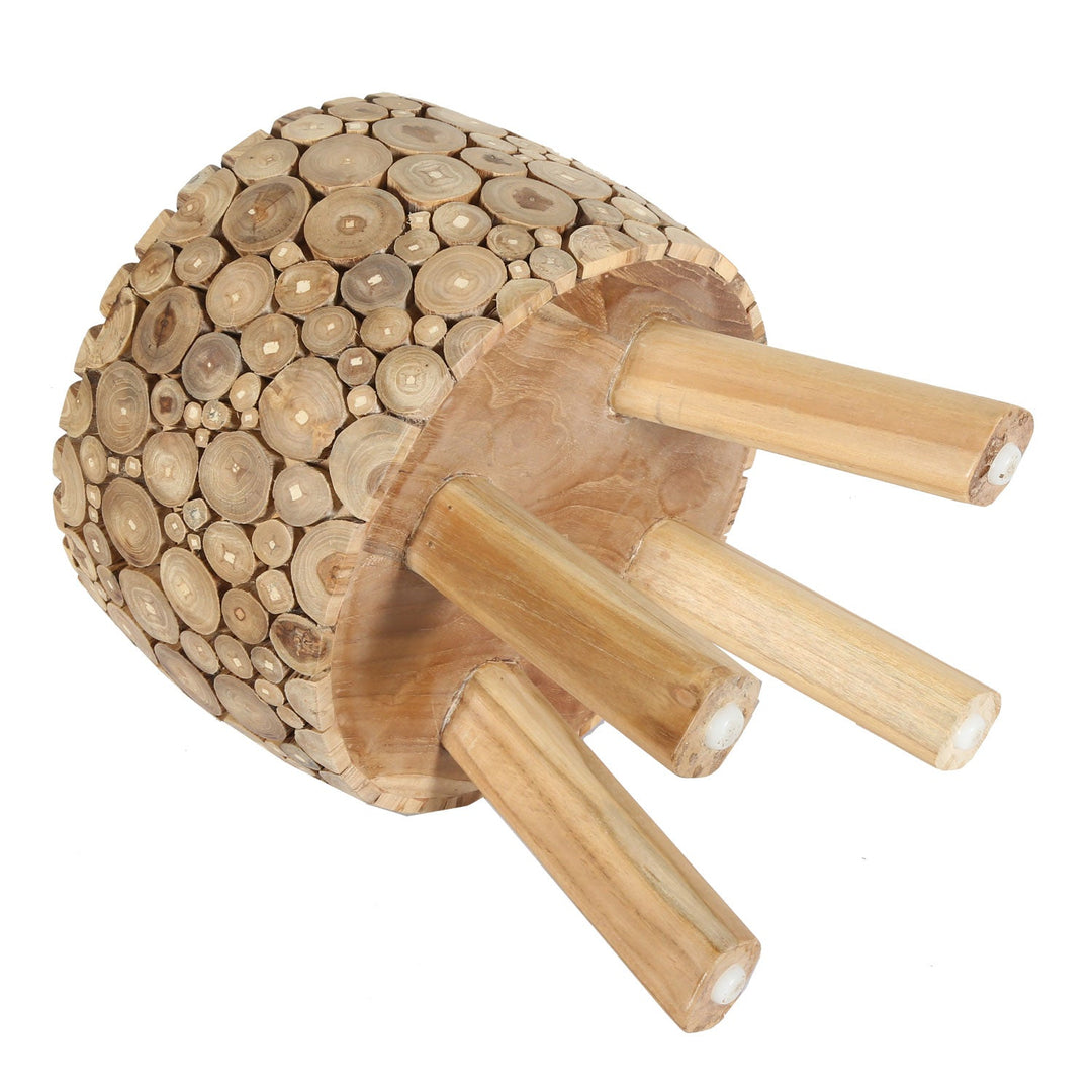 Teak wood stool Samira