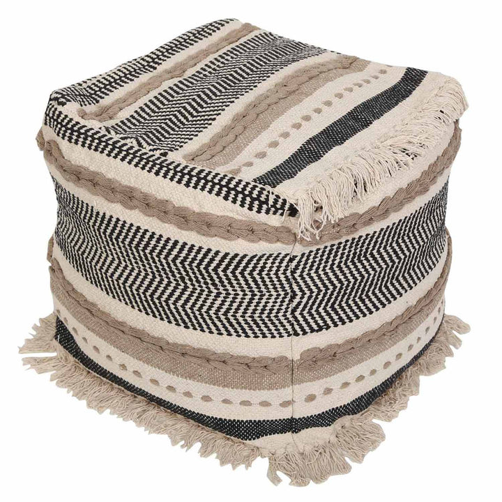 Boho cube seat pouf Kara