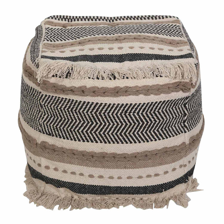 Boho cube seat pouf Kara