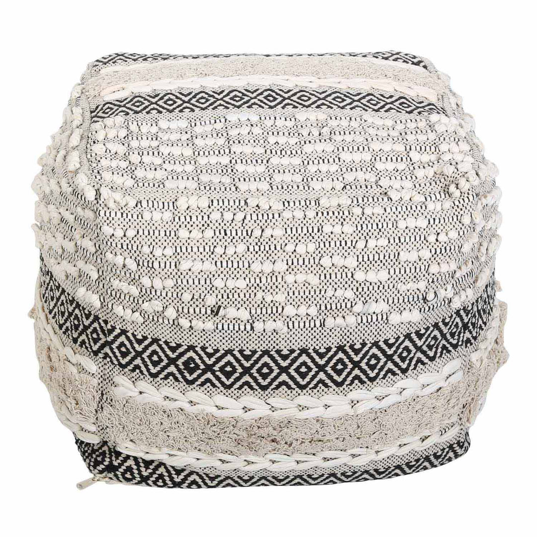 Boho cube seat pouf Mara