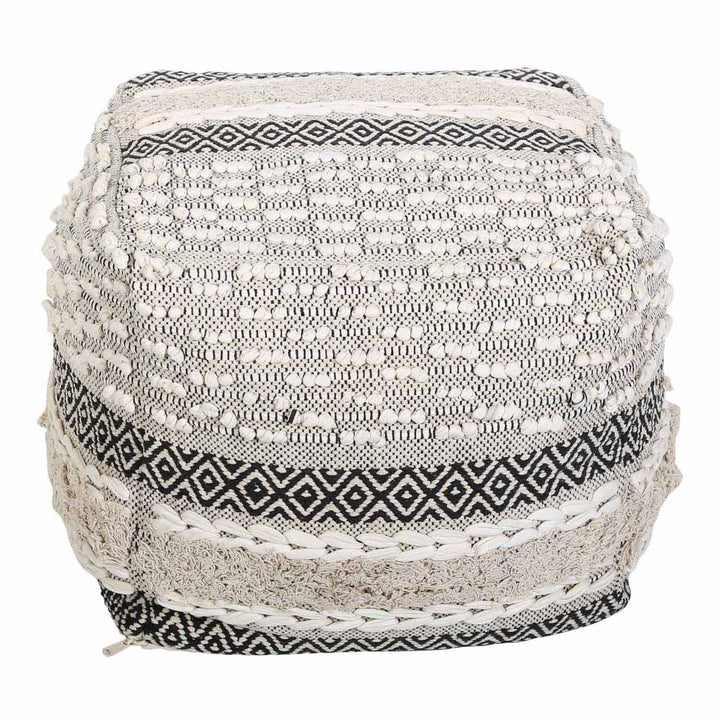 Boho cube seat pouf Mara
