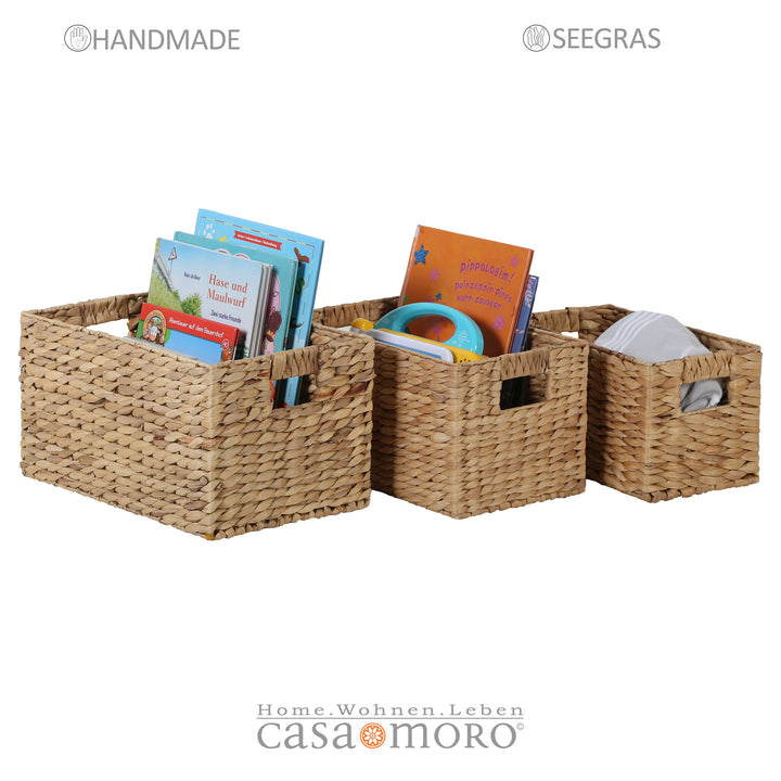 Storage box set of 3 Tatia