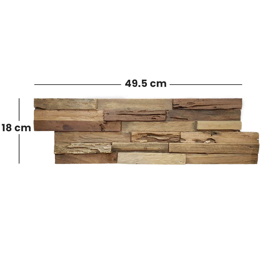 Wooden wall paneling Natural Coral