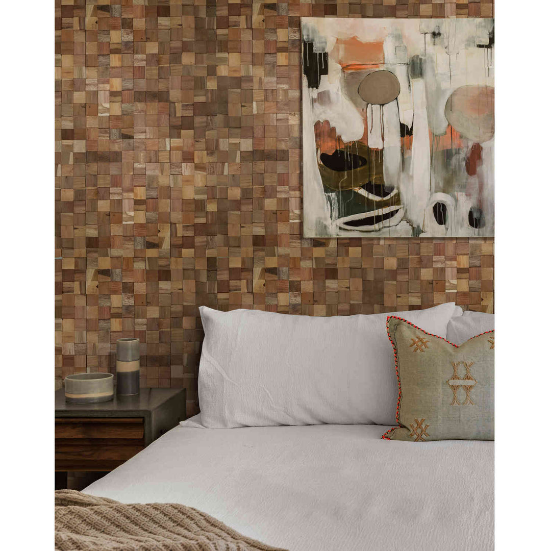 Wooden wall paneling Natural Cube