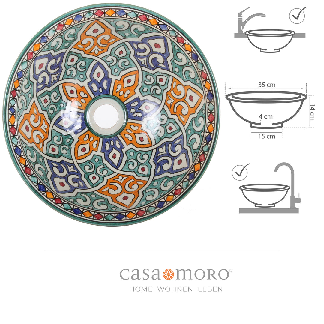 Washbasin Small round