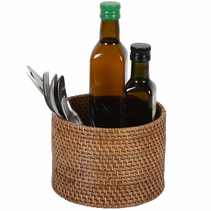Lilia cutlery basket light brown