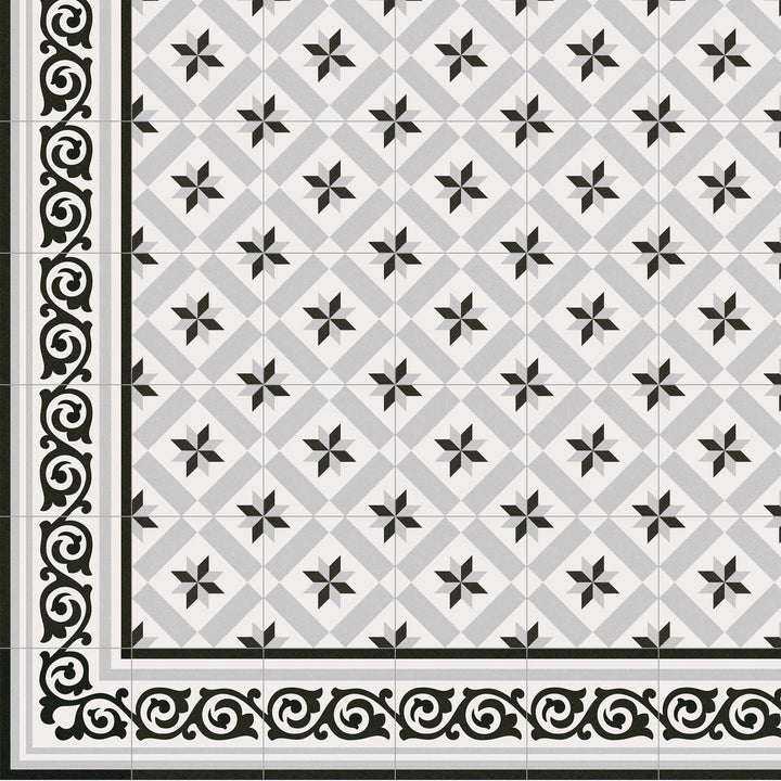 Moroccan tile 20x20 cm in cement tile look