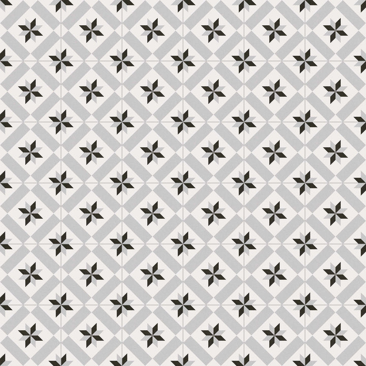 Moroccan tile 20x20 cm in cement tile look