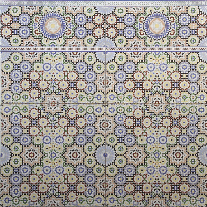 Moroccan wall tiles 50x25 cm – mosaic pattern