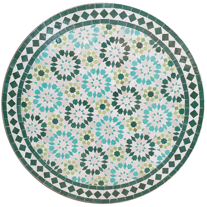 Mosaic table D80 Ankabut turquoise