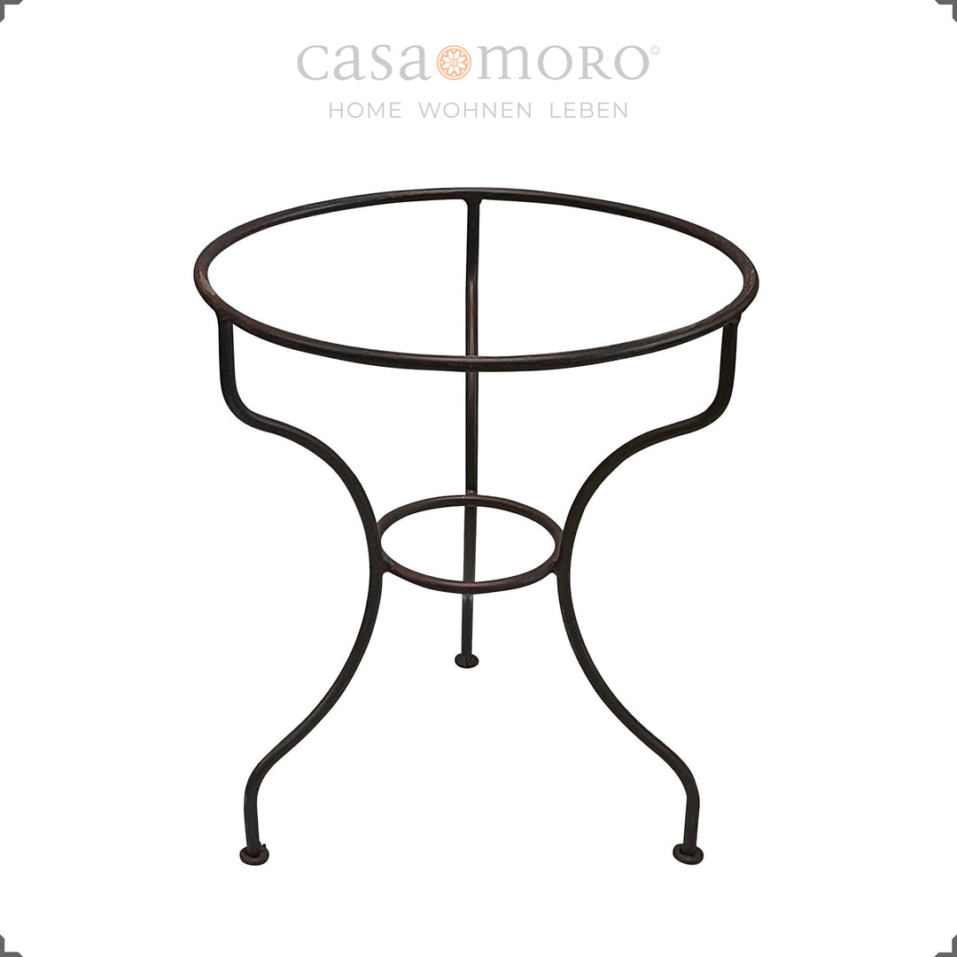 Mosaic side table with star-shaped zellige pattern - elegant plant table for patio or kitchen