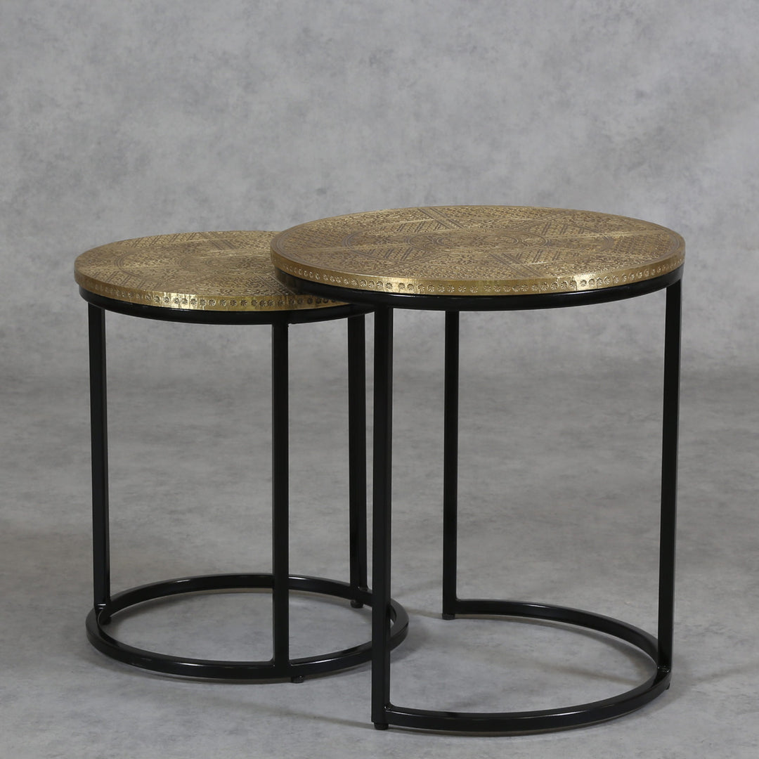 Oriental nesting tables Hanane set of 2