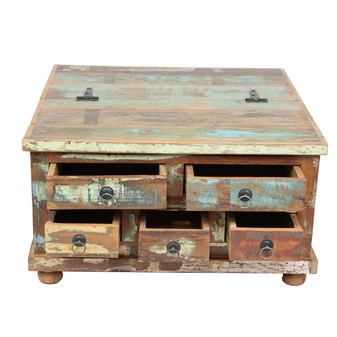 Chest table - solid wood coffee table