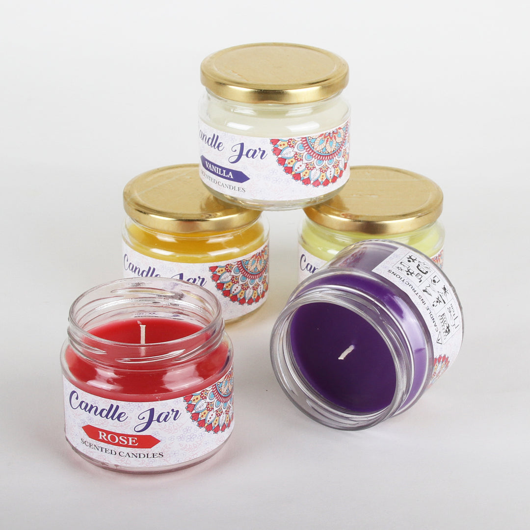 Oriental scented candles in a set of 5