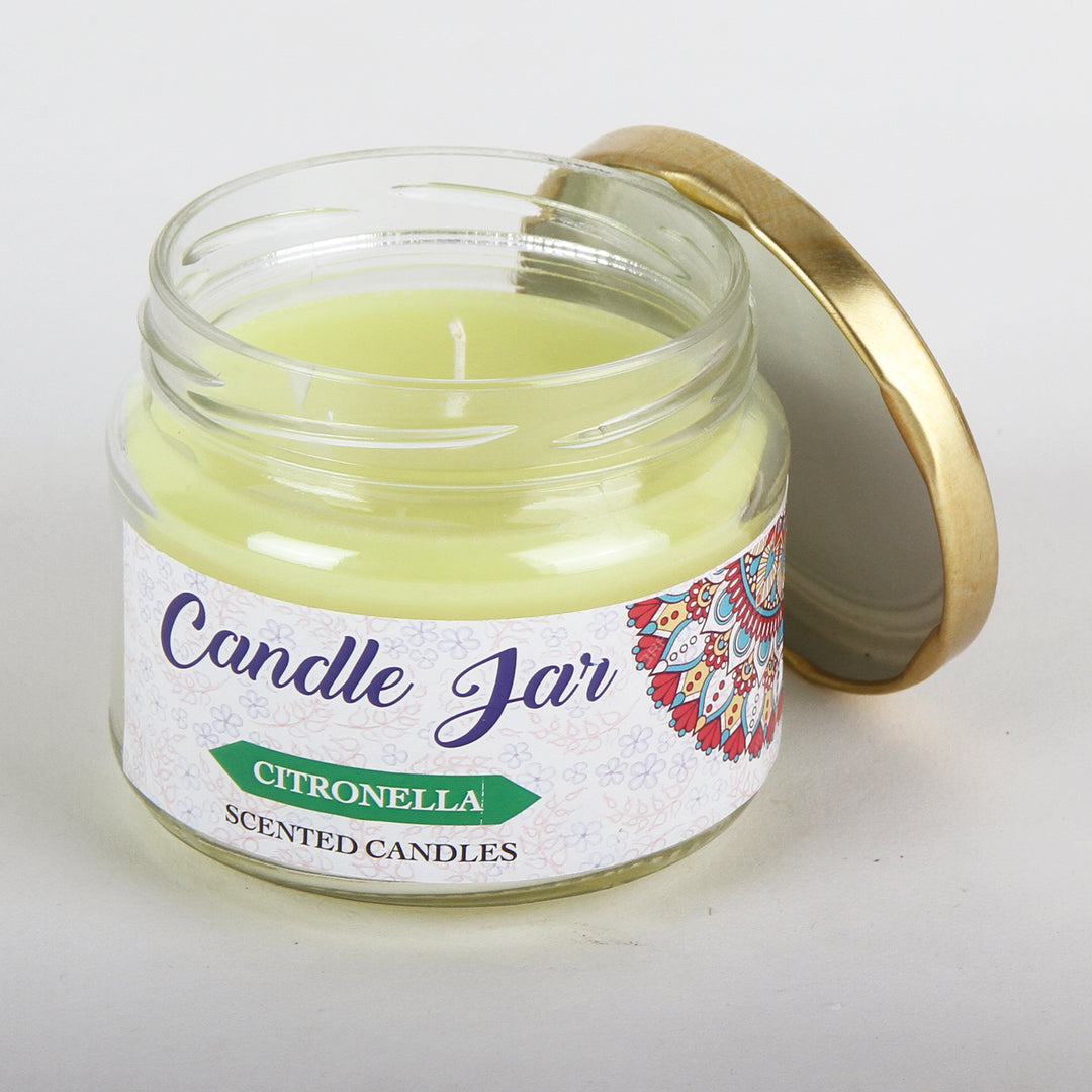 Oriental scented candles in a set of 5
