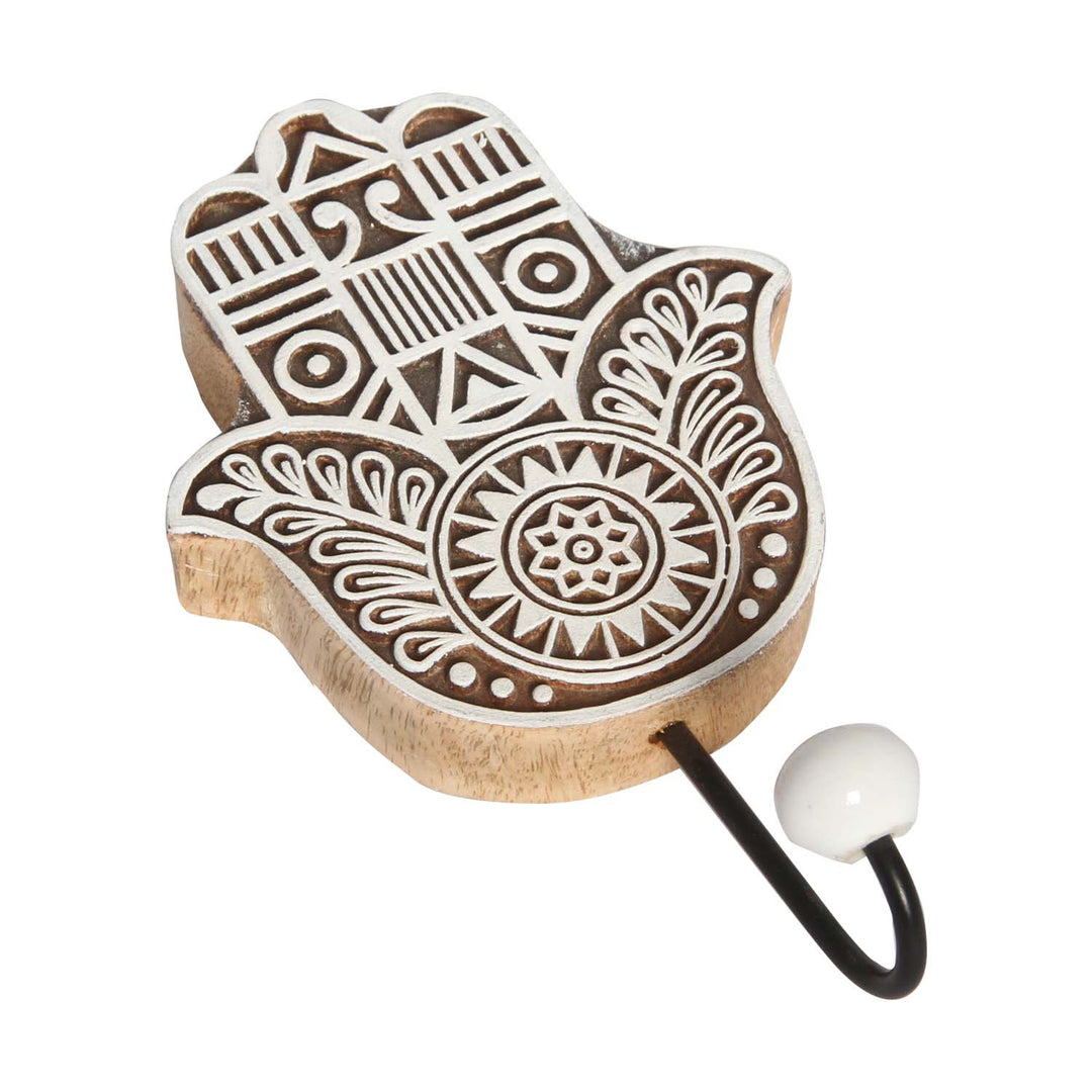 Oriental coat hooks set of 3 Yasid