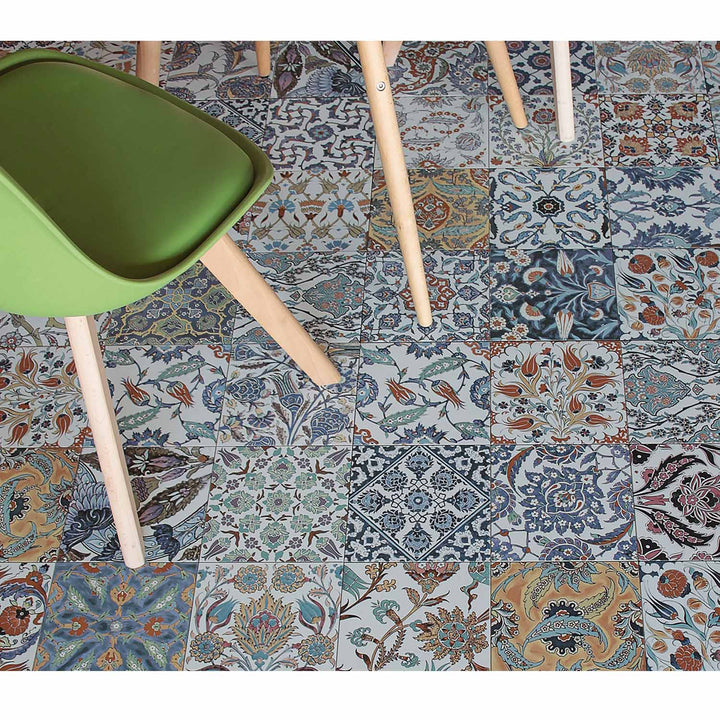 Oriental Patchwork Wall Tiles – 59.2x20cm Matt