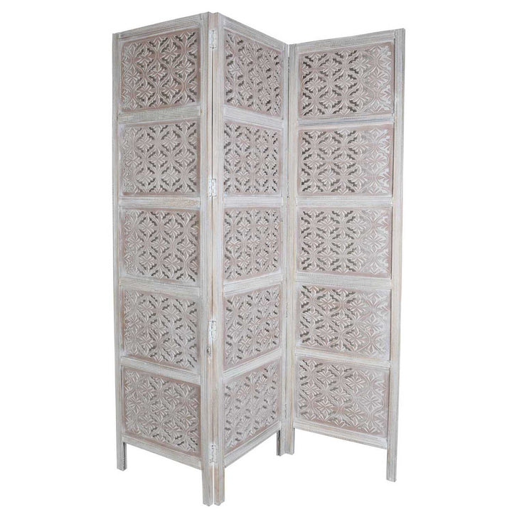 Screen room divider - wood