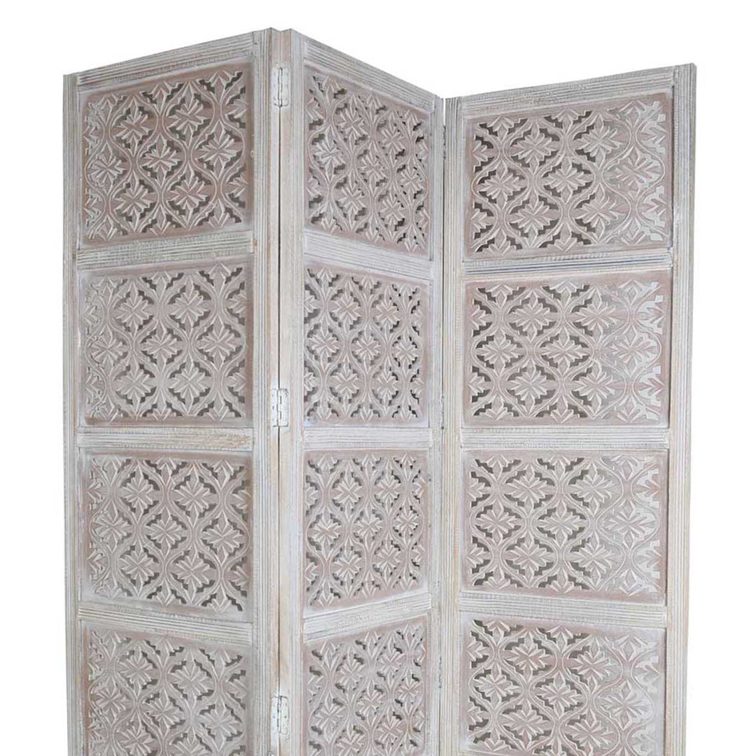 Screen room divider - wood