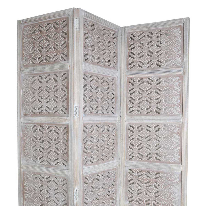 Screen room divider - wood