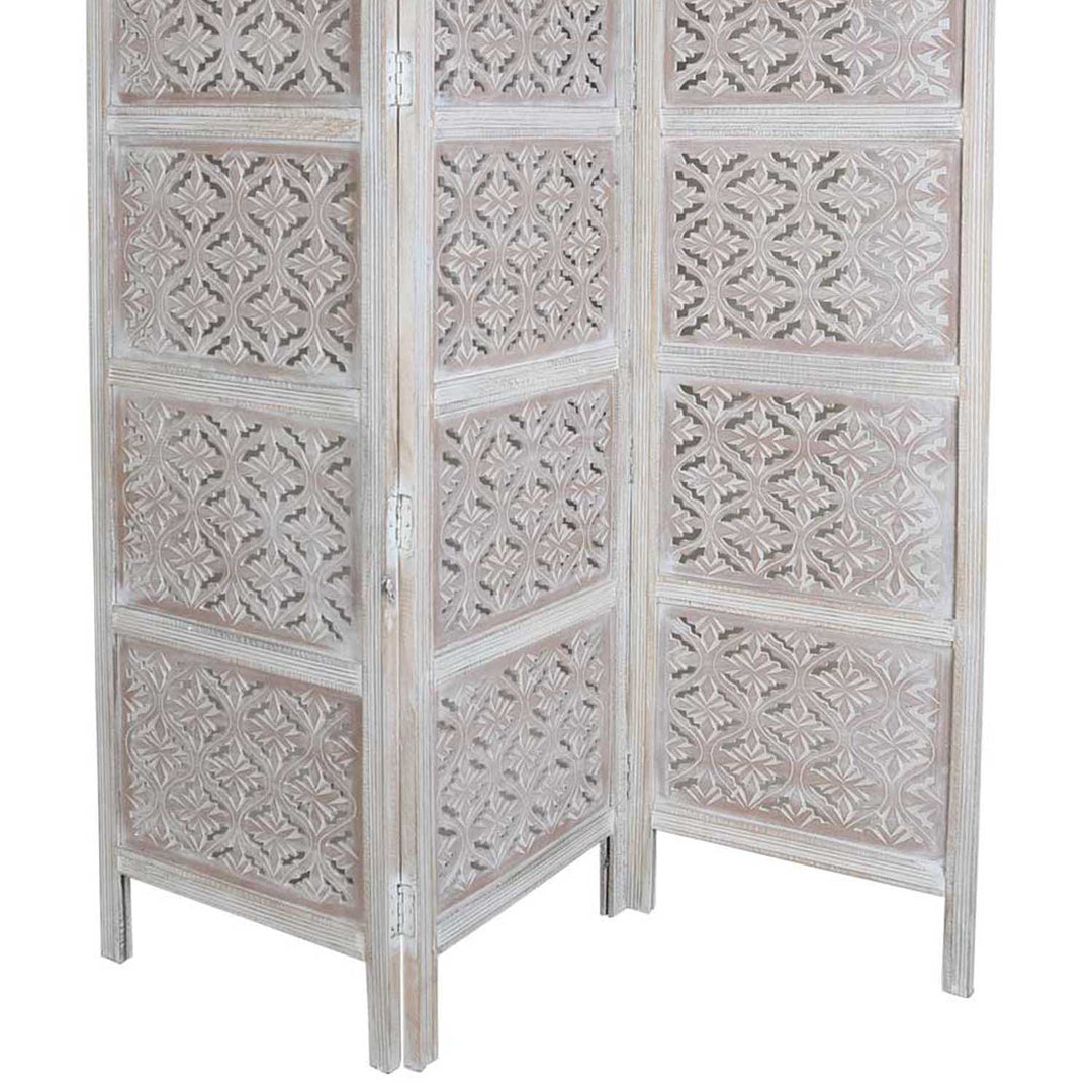 Screen room divider - wood