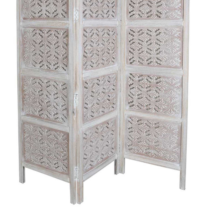 Screen room divider - wood