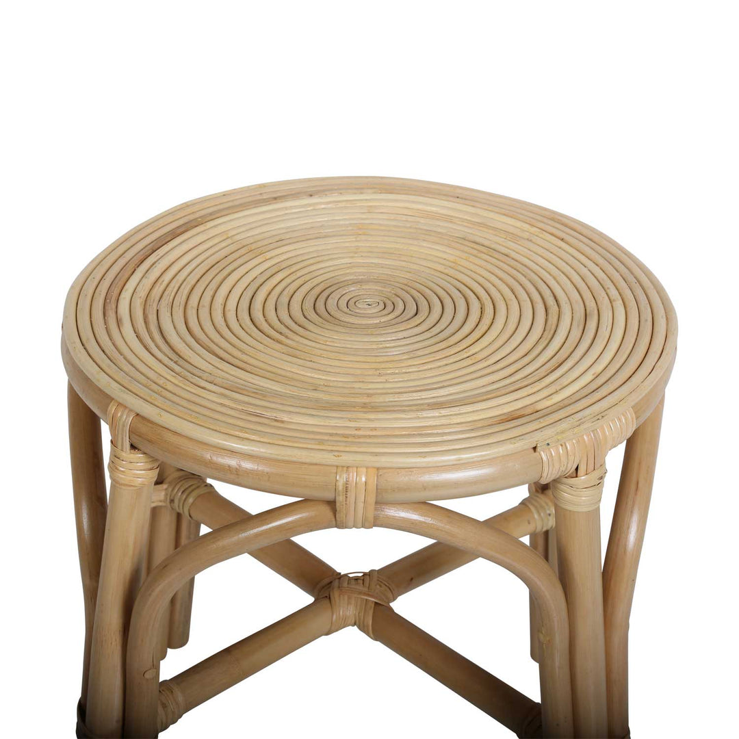 Rattan side table Deria