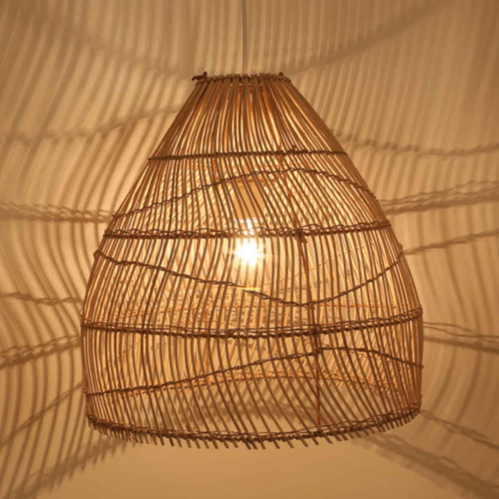 Rattan lamp Nora