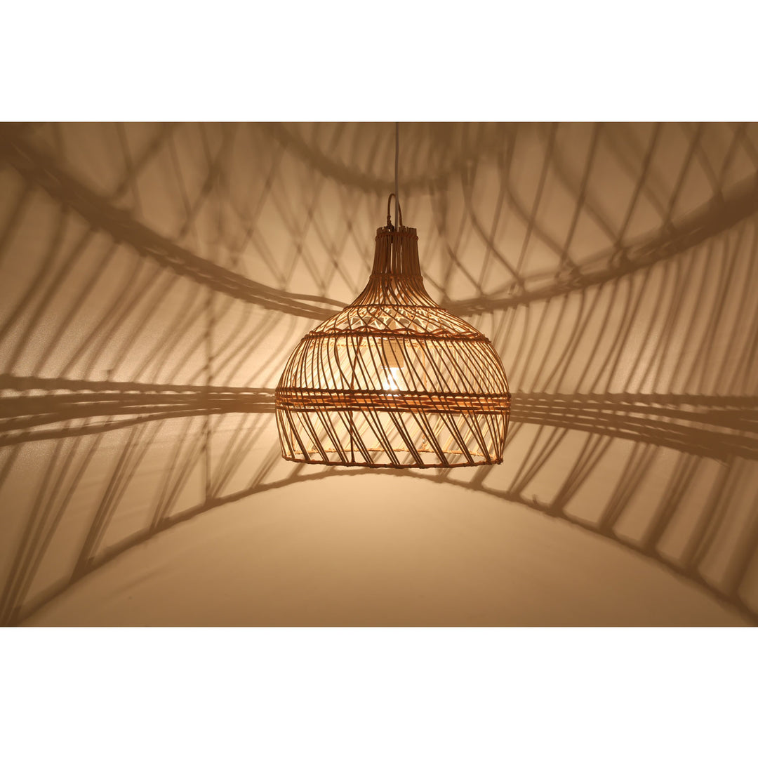 Rattan pendant light Ava