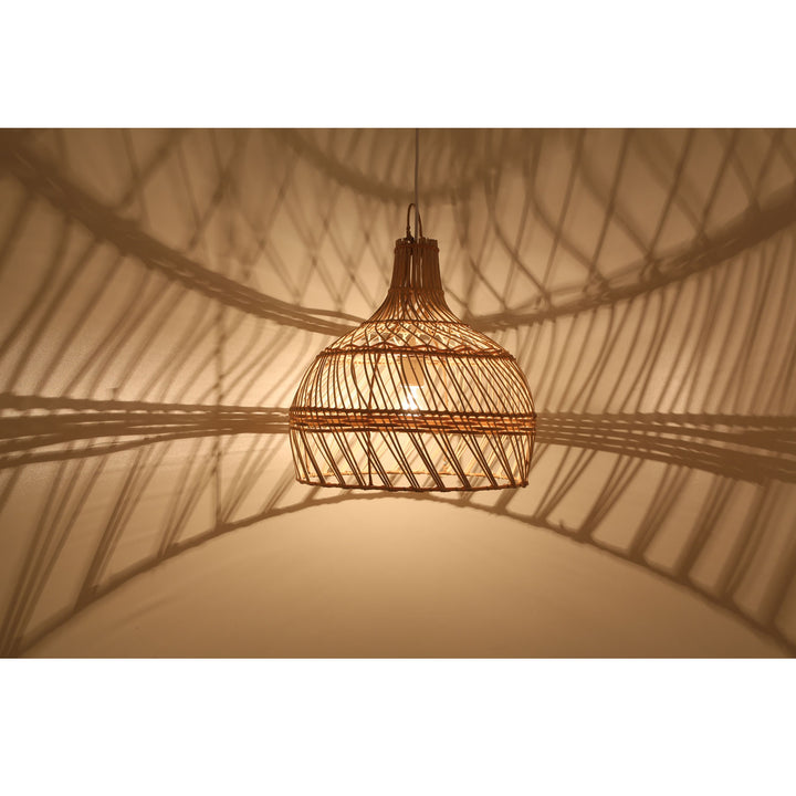 Rattan pendant light Ava