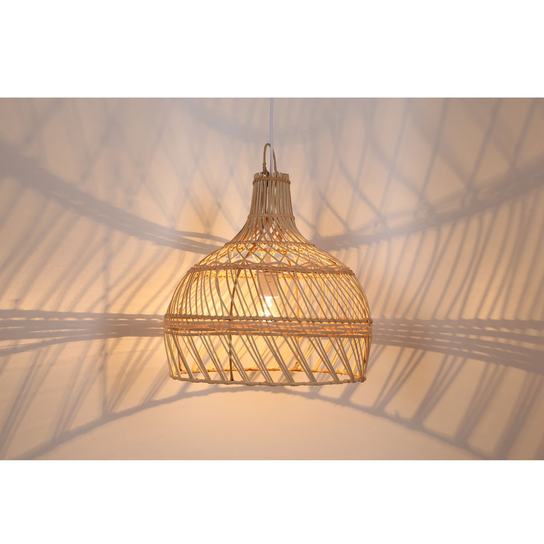 Rattan pendant light Ava