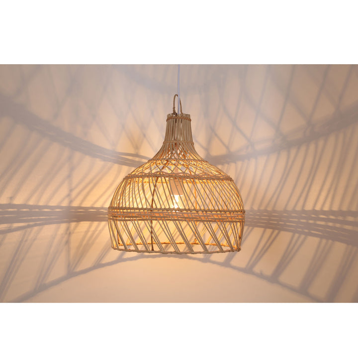 Rattan pendant light Ava