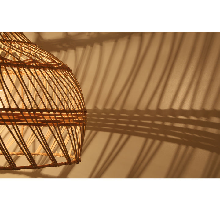 Rattan pendant light Ava
