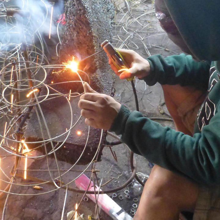 Rattan lamp Nora