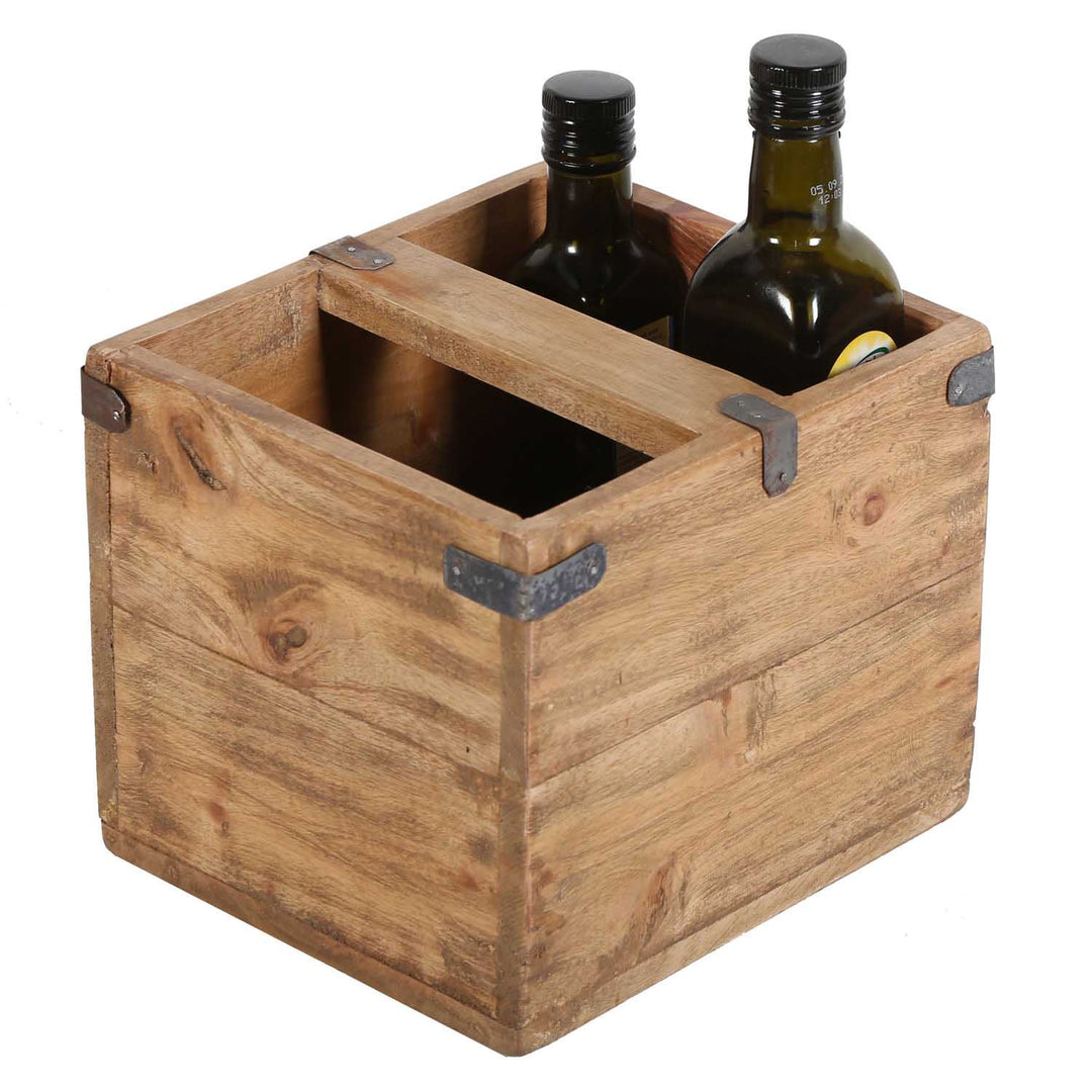 Teak wooden box Enzo set of 3