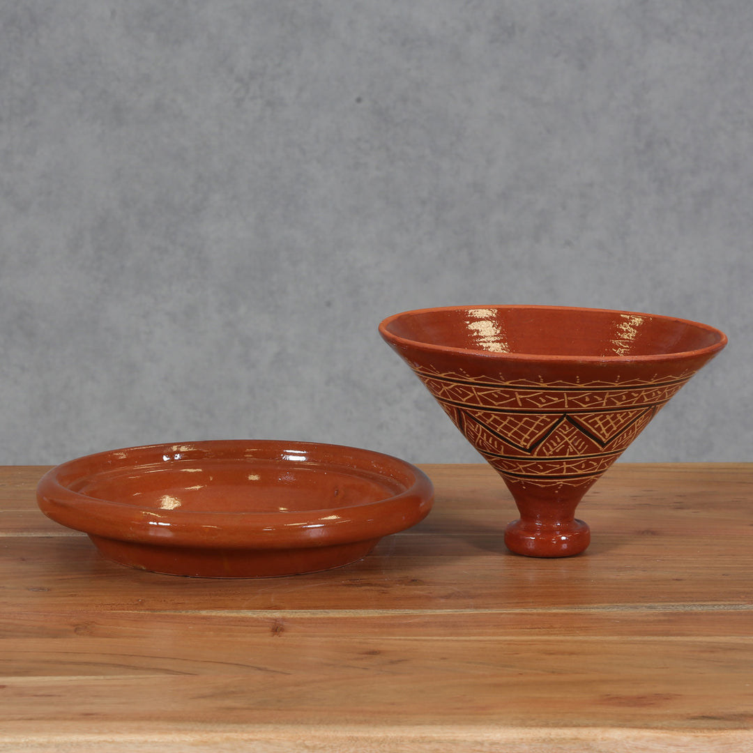 Glazed Tajine “Agadir” – 34 cm