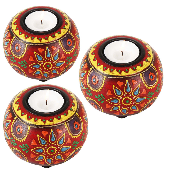 Tealight holder Anandra in a set of 3