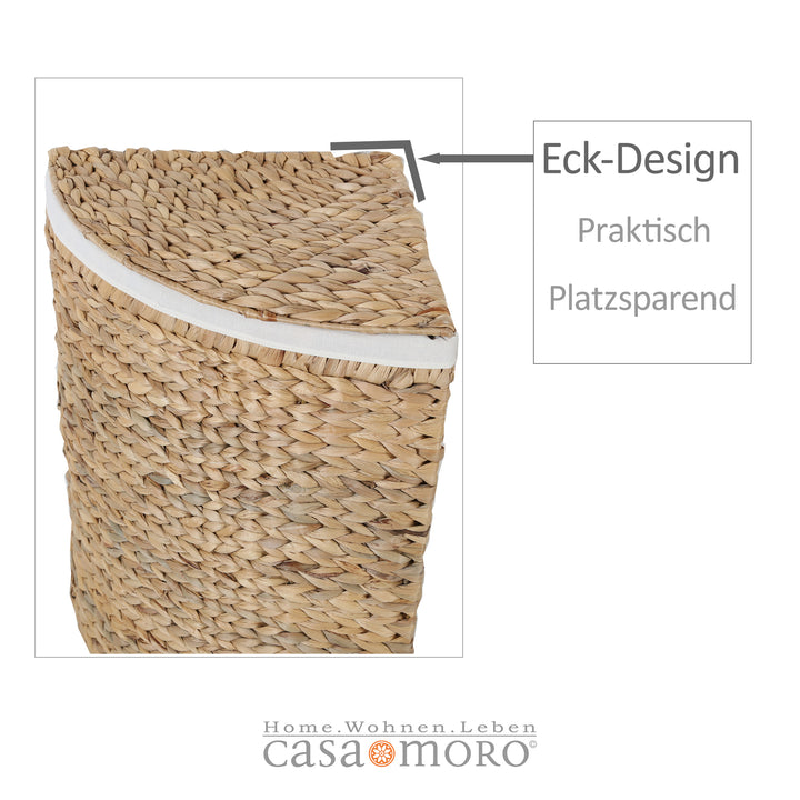 Viona L corner laundry basket