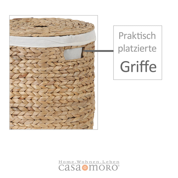 Laundry basket Zenta L with lid
