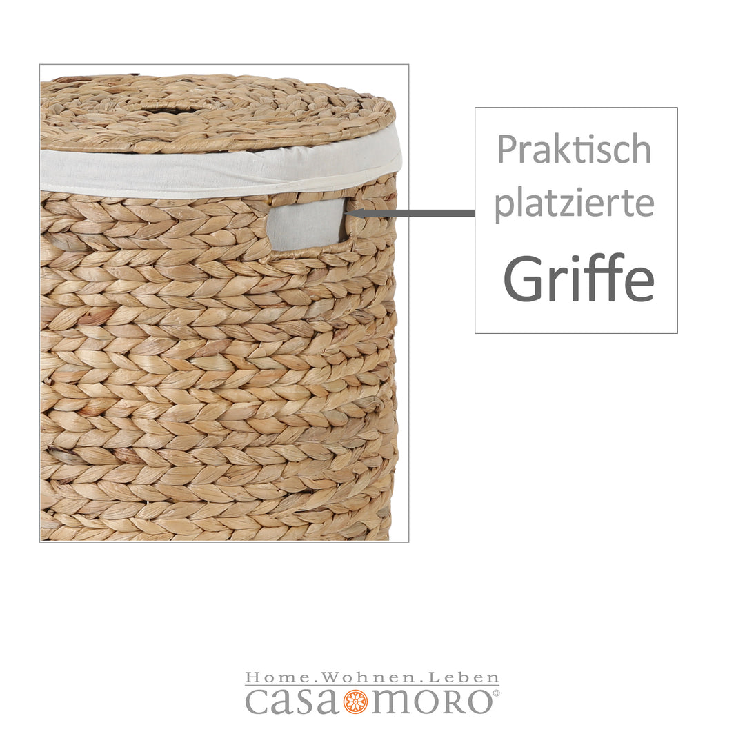Laundry basket Zenta M with lid