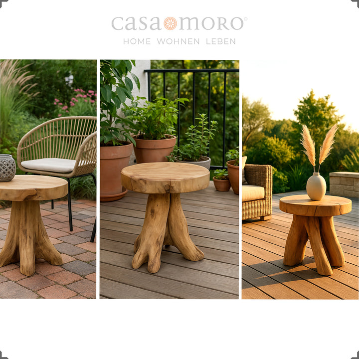 Teak table for balcony, garden and terrace