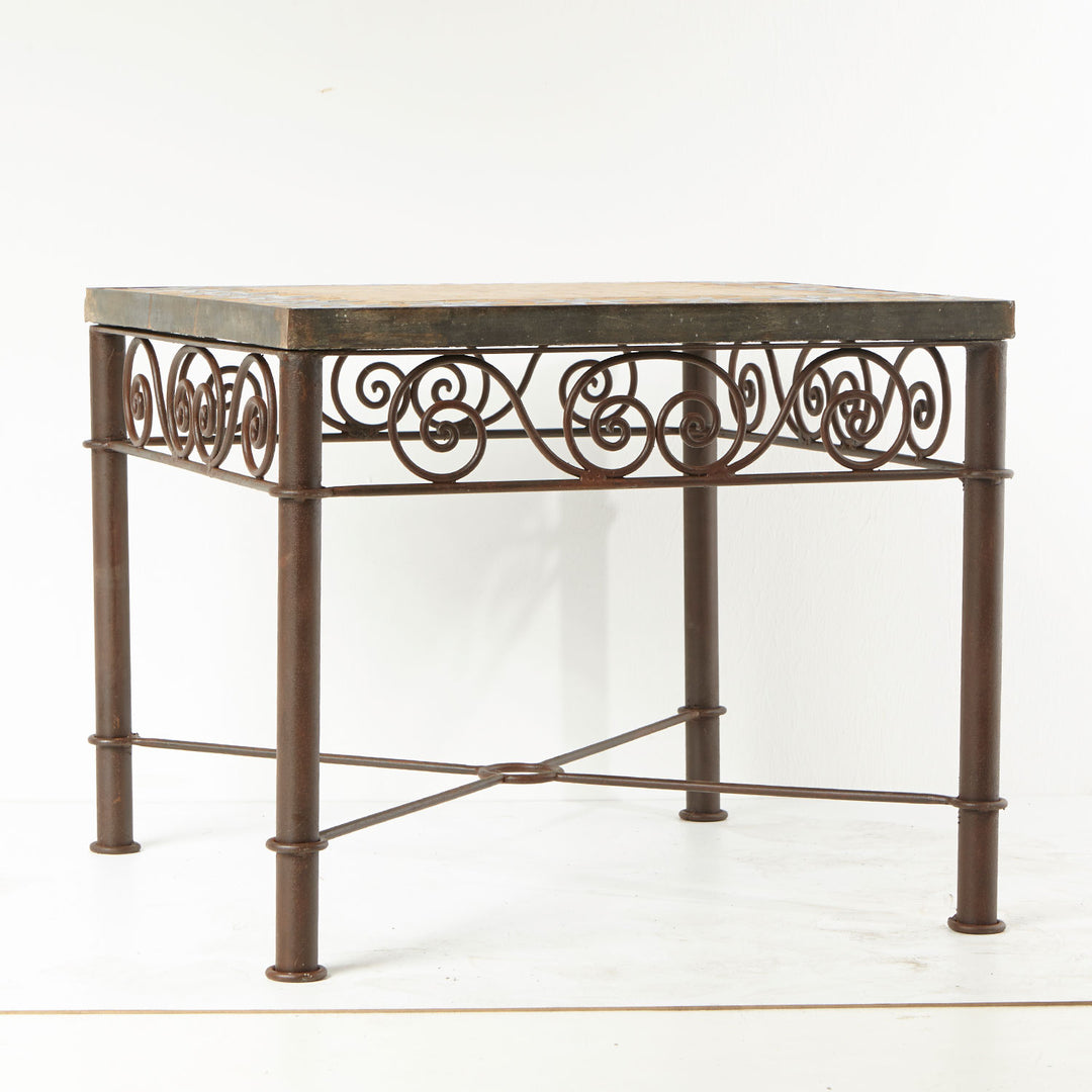 Couch mosaic table 60x60 Bordeaux diamond
