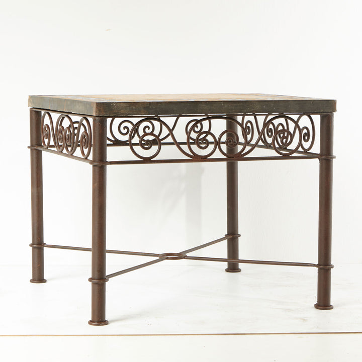Couch mosaic table 60x60 Bordeaux diamond