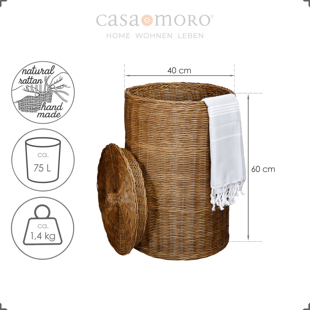 Storage basket with lid – 75l